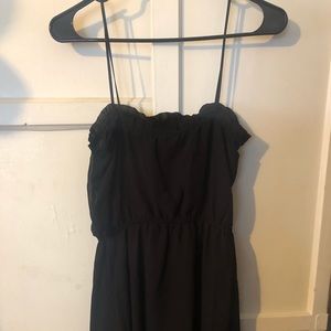 Black Simple Spaghetti Dress (size 6)